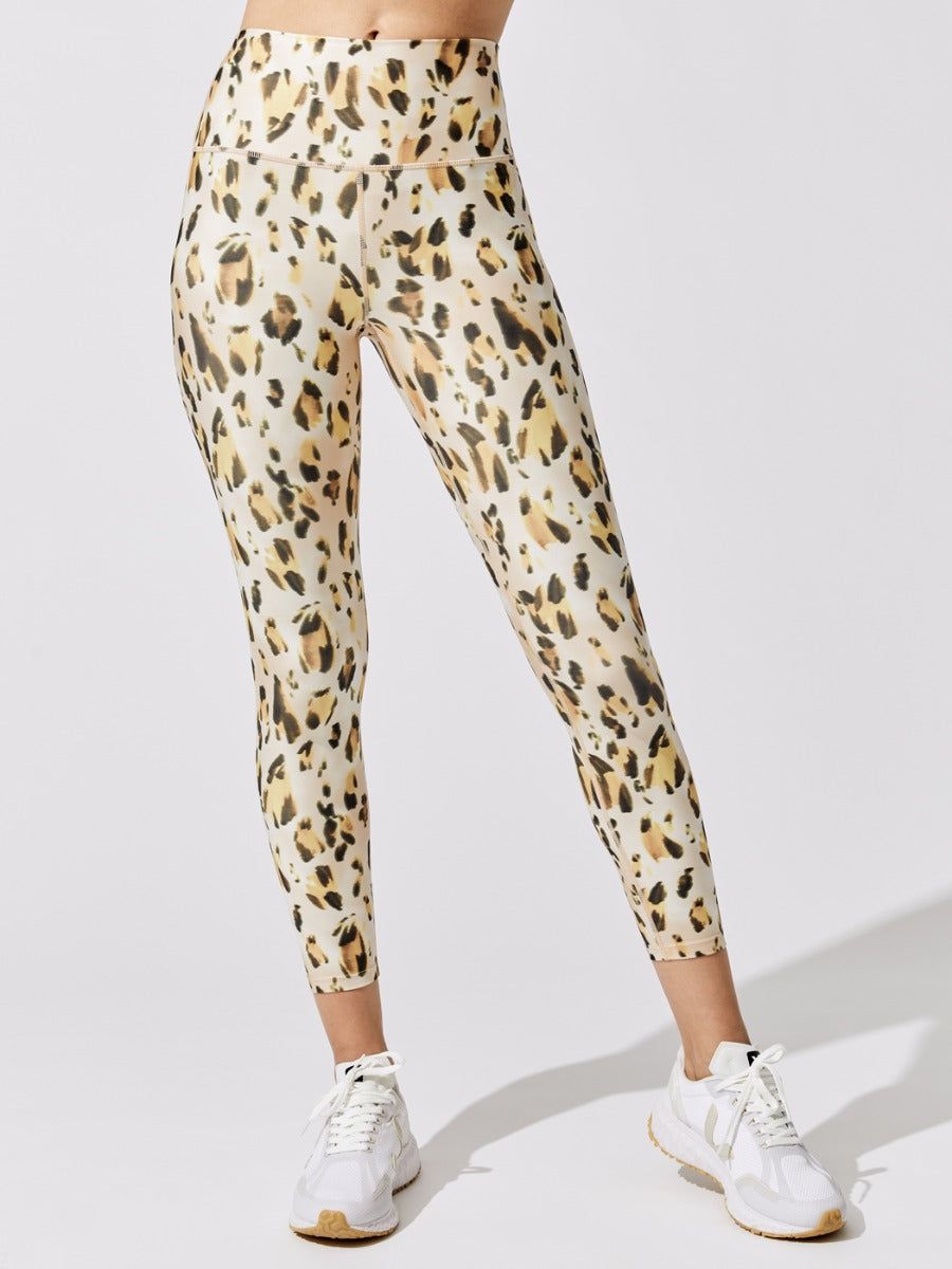 Printed High Rise 7/8 Legging - Watercolor Leopard sold by Carbon38 product image thumbnail 2