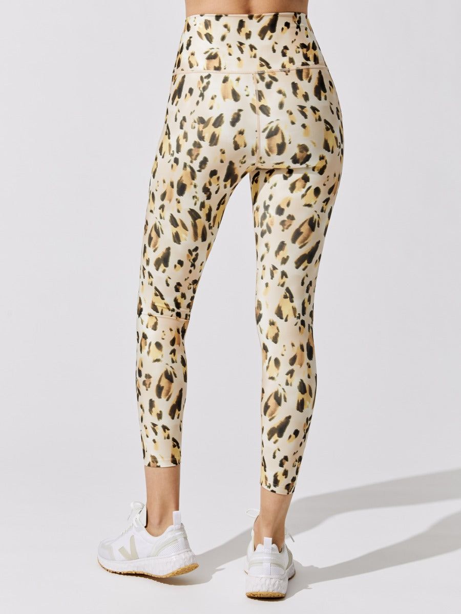 Printed High Rise 7/8 Legging - Watercolor Leopard sold by Carbon38 product image thumbnail 3
