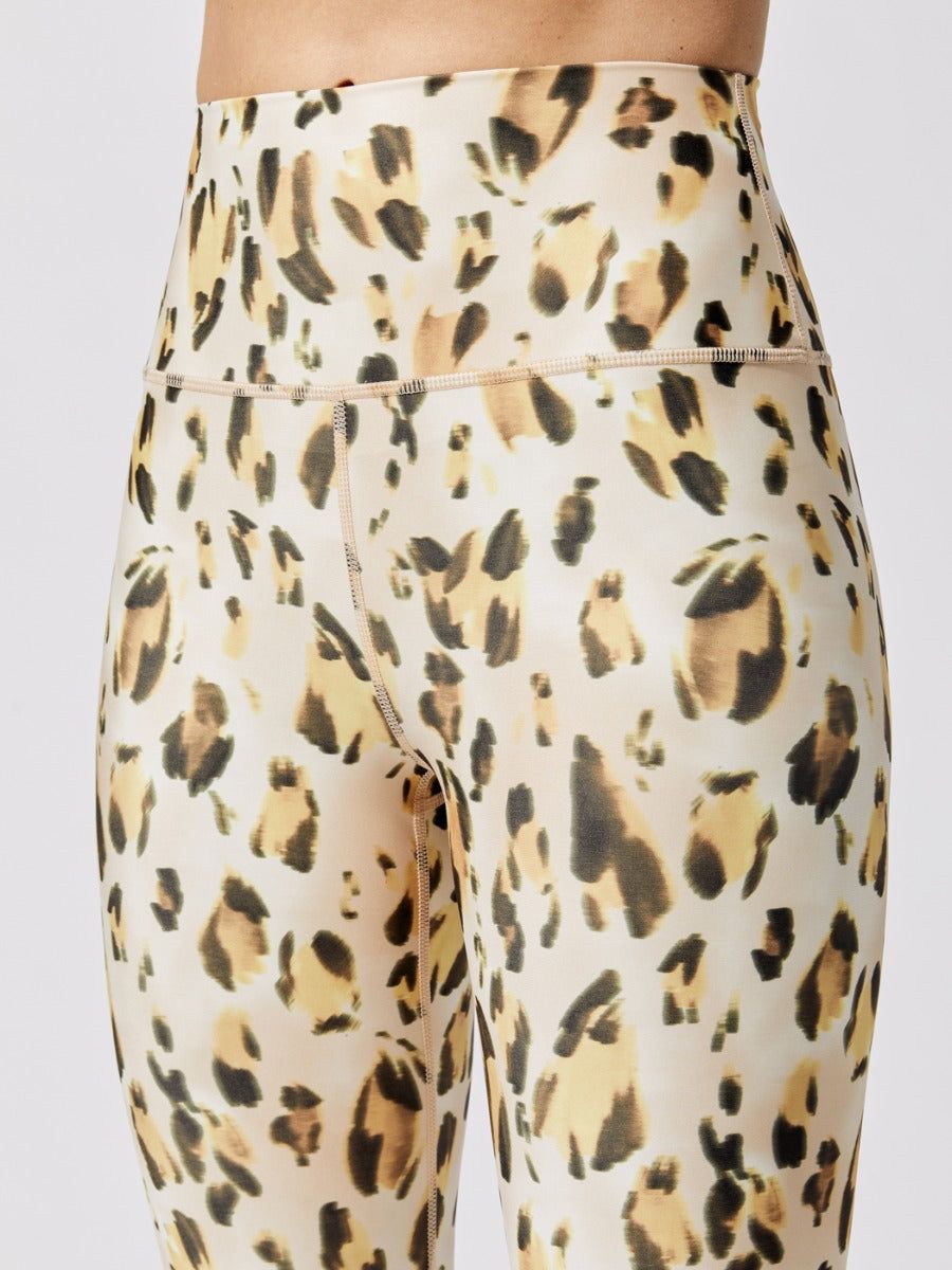 Printed High Rise 7/8 Legging - Watercolor Leopard sold by Carbon38 product image thumbnail 4