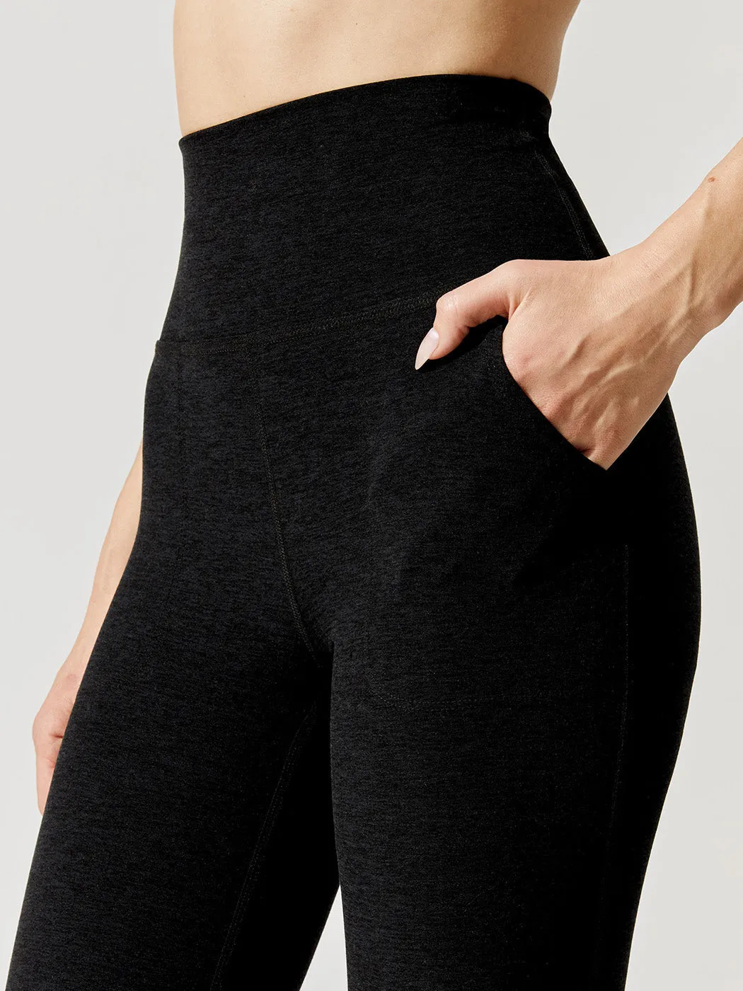 Spacedye All Day Flare High Waisted Pant - Darkest Night sold by Carbon38 product image thumbnail 5