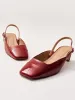 Lindy Bliss Red Leather Pumps - Red sold by Carbon38