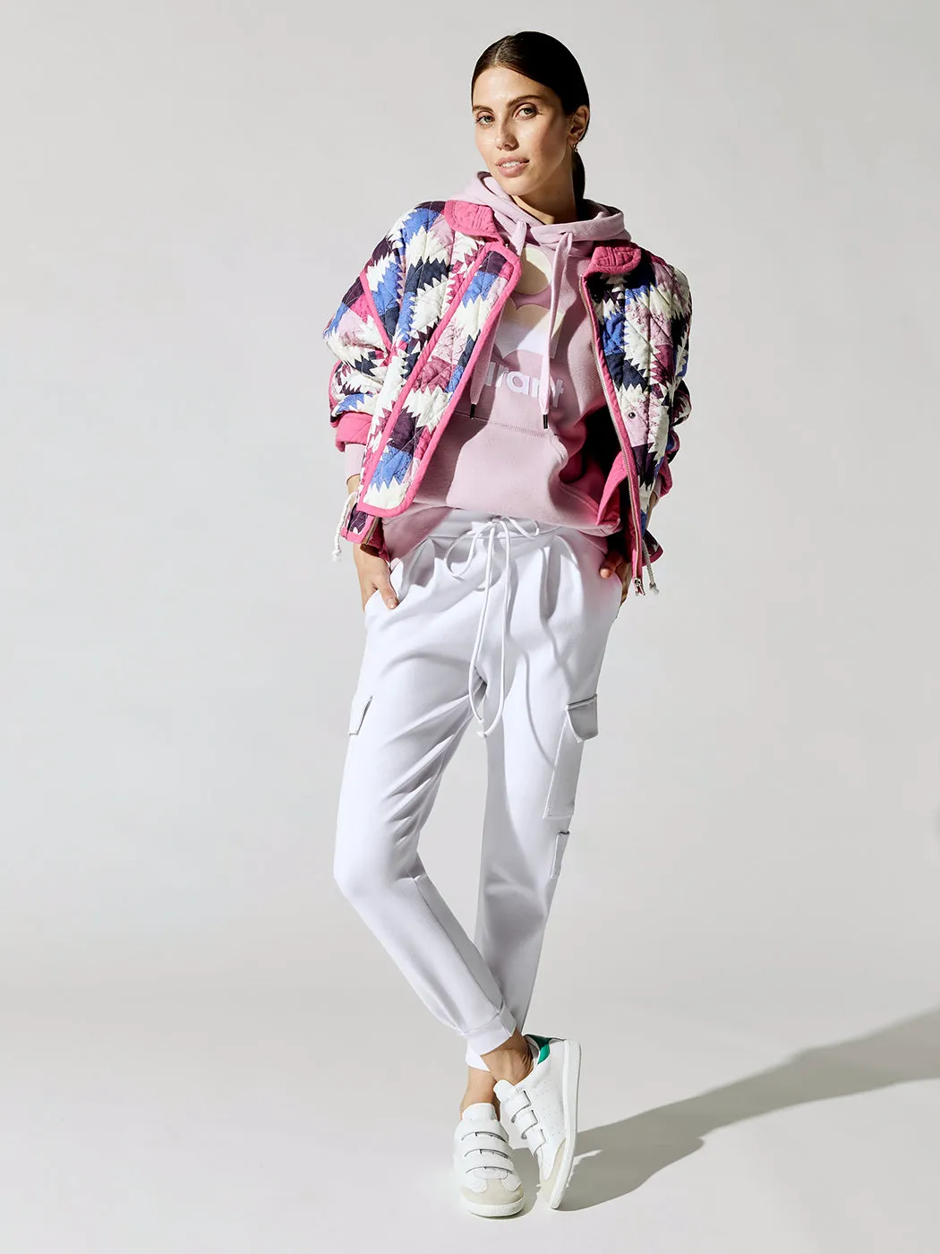 Hazzle Quilted Jacket - Pink sold by Carbon38 product image thumbnail 3