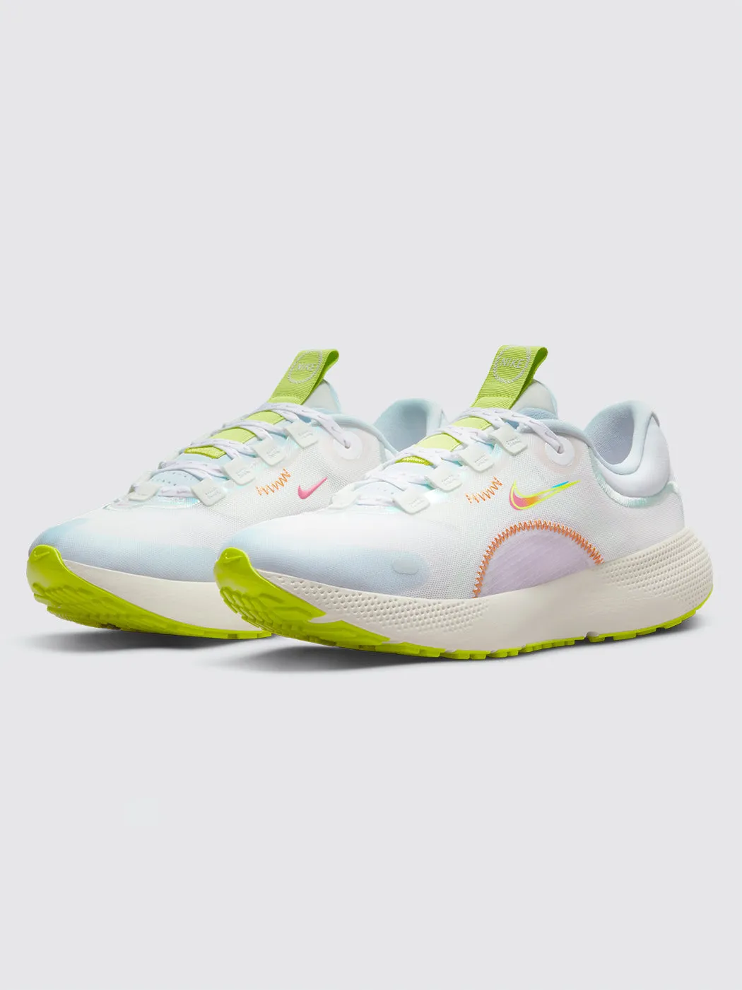 Nike React Escape Run - Summit White Multi Aura sold by Carbon38 product image thumbnail 3