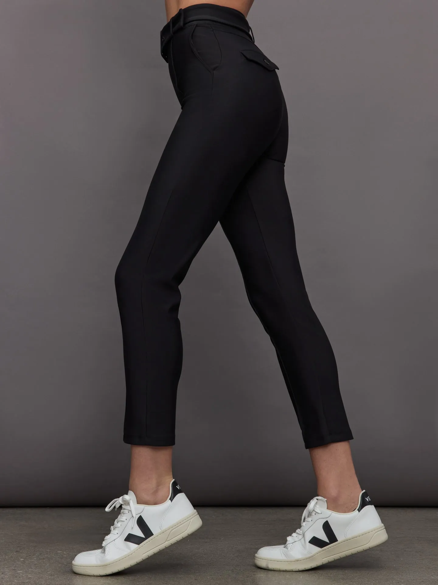 Belted Hybrid Pants - Black sold by Carbon38 product image thumbnail 3