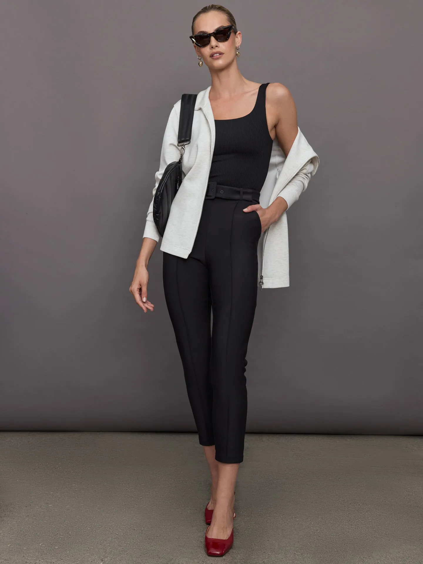 Belted Hybrid Pants - Black sold by Carbon38 product image thumbnail 2