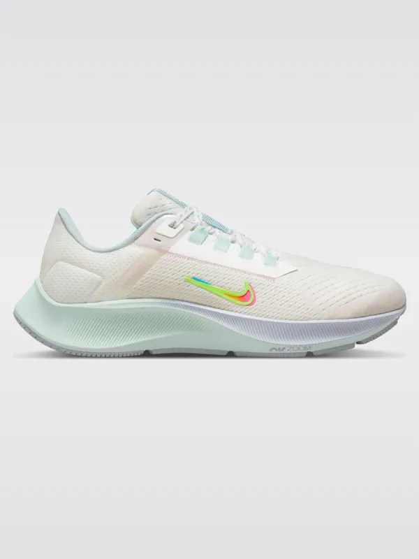 Nike Air Zoom Pegasus 38 Premium Sneaker - Summit White-Volt-Black-Aura sold by Carbon38