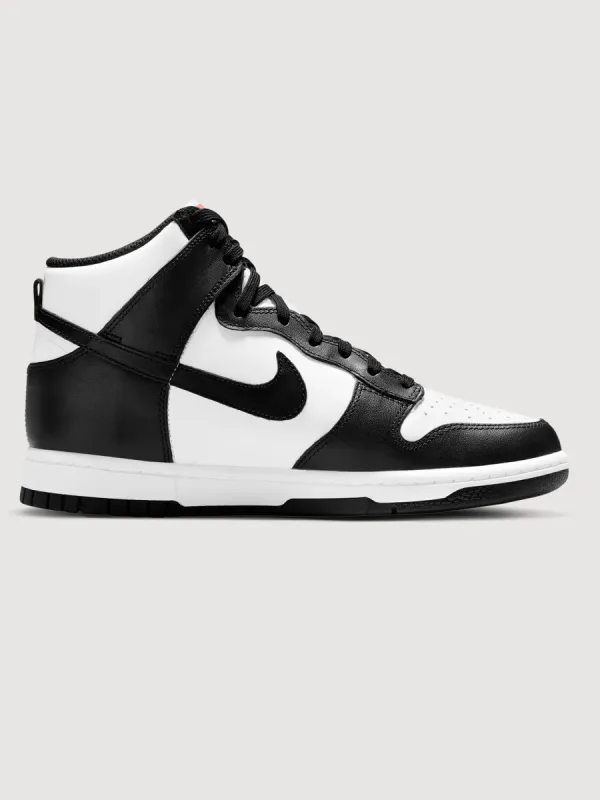 Nike Dunk High - WHITE/BLACK-UNIVERSITY RED sold by Carbon38