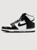 Nike Dunk High - WHITE/BLACK-UNIVERSITY RED sold by Carbon38