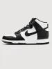 Nike Dunk High - WHITE/BLACK-UNIVERSITY RED sold by Carbon38