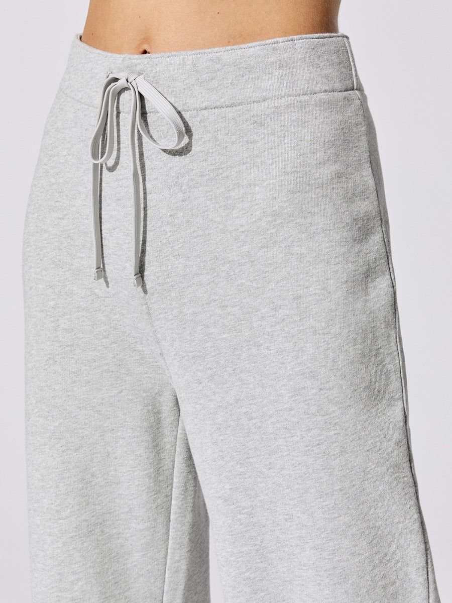 French Terry Capri Sweatpant - Heather Grey sold by Carbon38 product image thumbnail 5