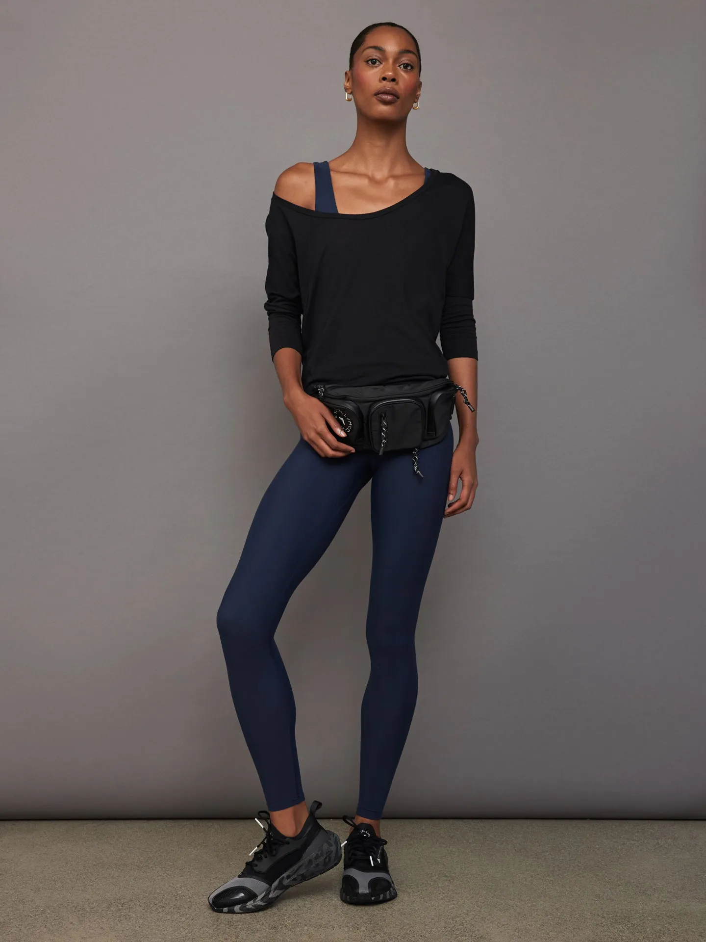 Long Sleeve Off Shoulder Tee - Black sold by Carbon38 product image thumbnail 4