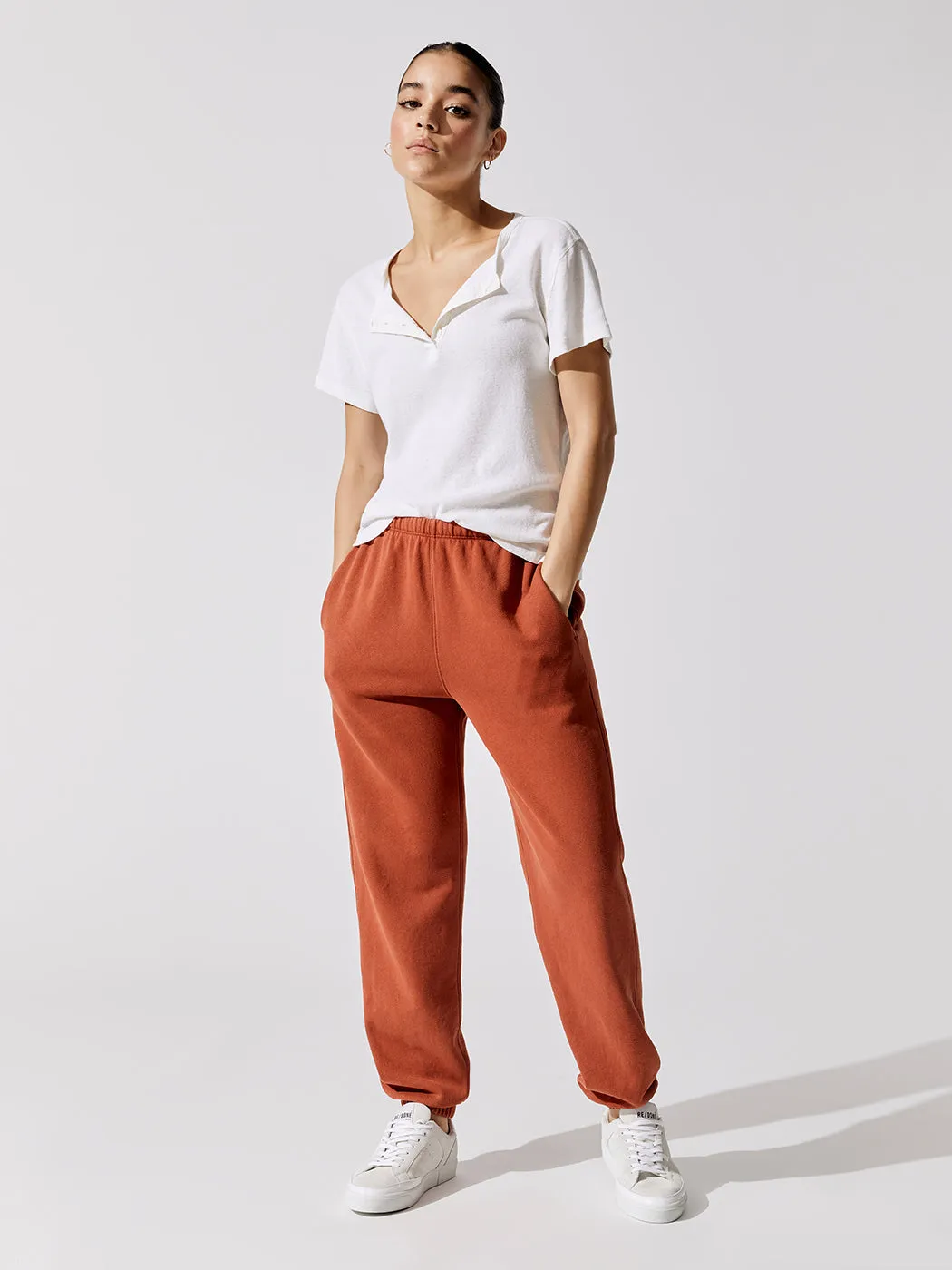 60s Short Sleeve Henley - Vintage White sold by Carbon38 product image thumbnail 3