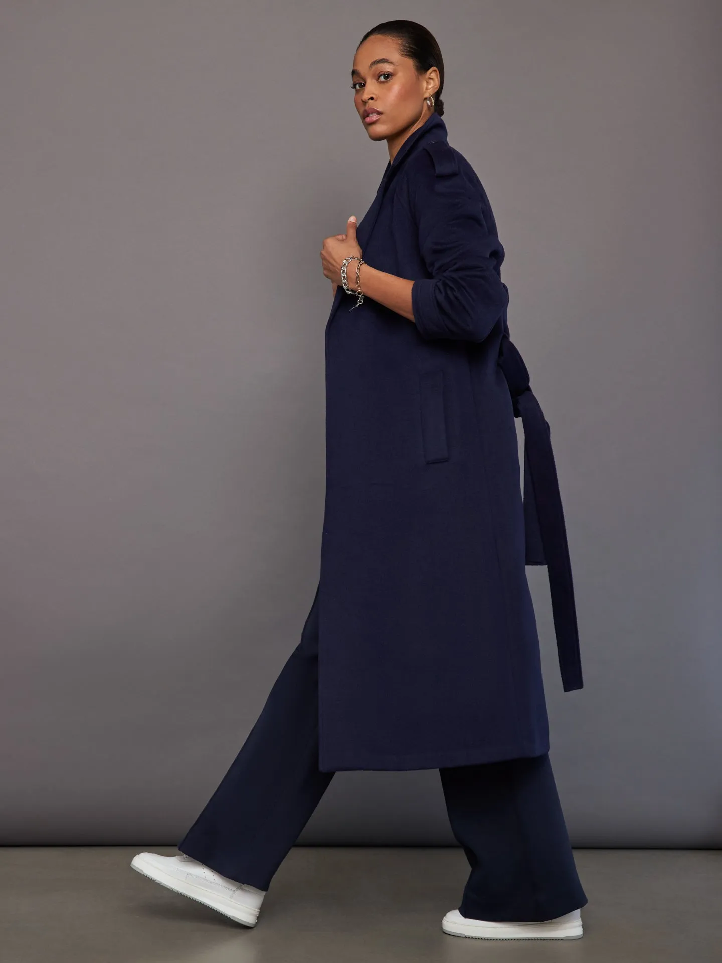Voss Coat - Navy sold by Carbon38 product image thumbnail 4