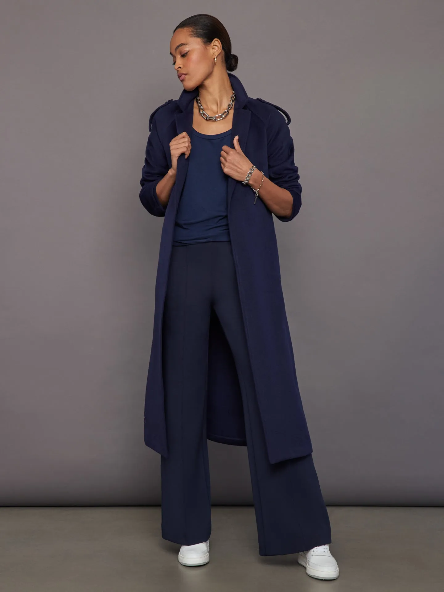 Voss Coat - Navy sold by Carbon38 product image thumbnail 3