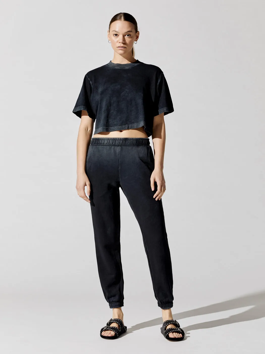 Tokyo Crop Tee - Vintage Black sold by Carbon38 product image thumbnail 3