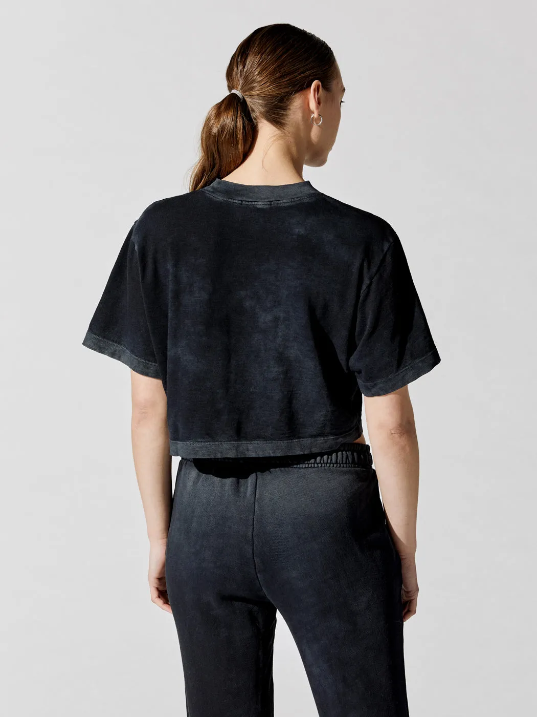 Tokyo Crop Tee - Vintage Black sold by Carbon38 product image thumbnail 2