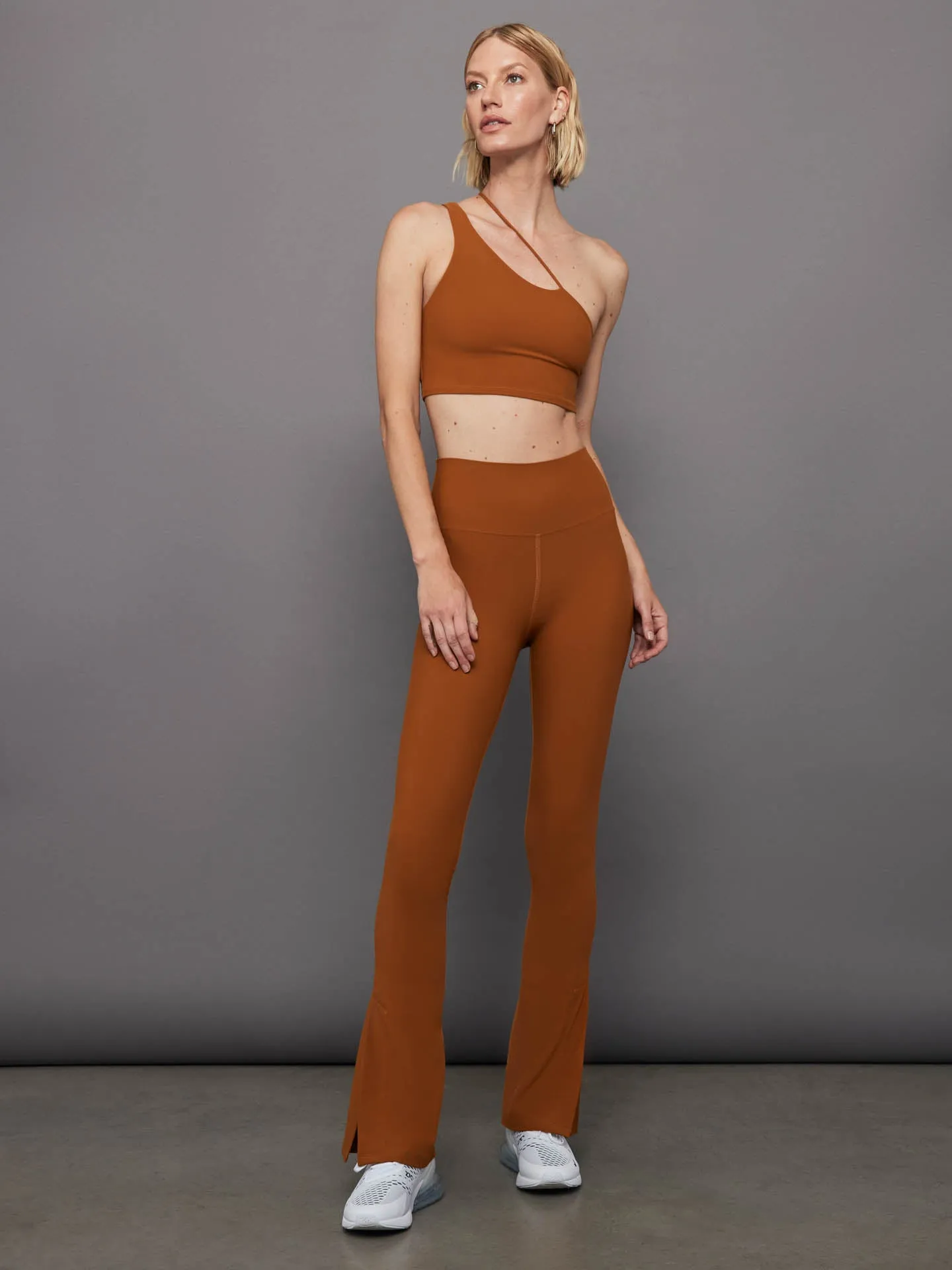 One Shoulder Convertible Bra Top in Melt - Caramel Cafe sold by Carbon38 product image thumbnail 3
