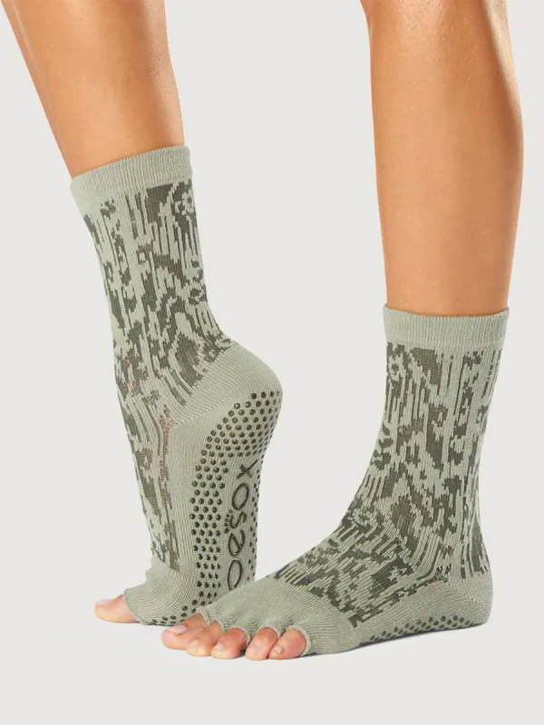 Half Toe Crew Grip Socks sold by Carbon38