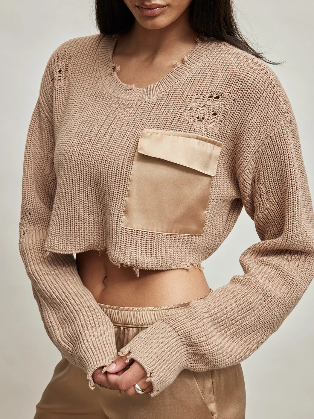 Cropped Devin - Natural sold by Carbon38 product image thumbnail 2