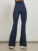 Spacedye All Day Flare High Waisted Pant - Nocturnal Navy sold by Carbon38