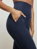 Spacedye All Day Flare High Waisted Pant - Nocturnal Navy sold by Carbon38