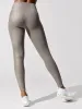 Ribbed Foil Legging - Silver Iridescent Foil sold by Carbon38