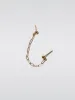 Chain Stud Earring - 14 Kt Yellow Gold sold by Carbon38
