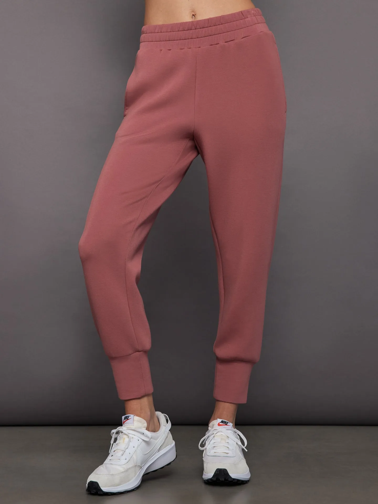 The Slim Cuff Pant - Withered Rose sold by Carbon38