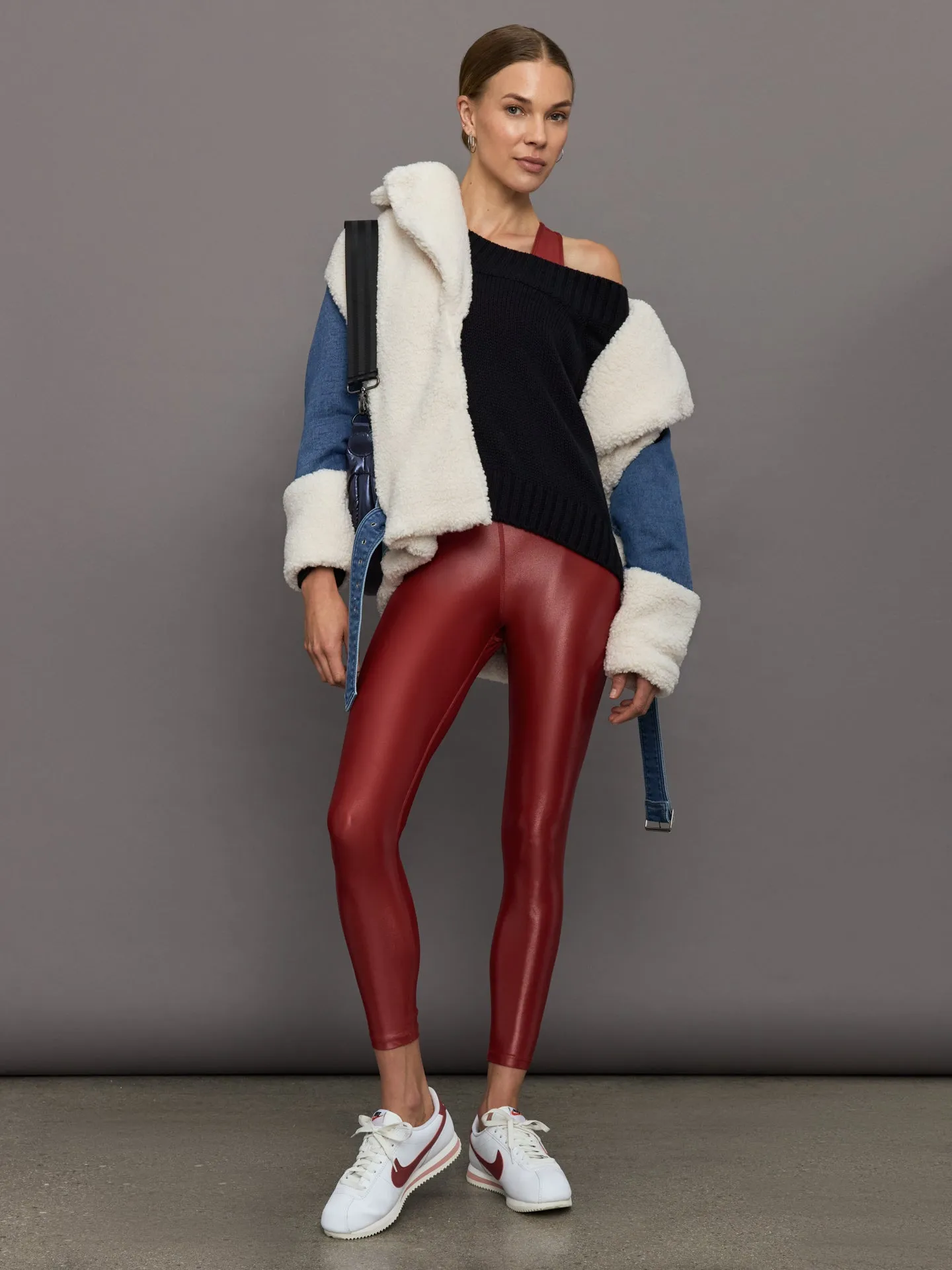 Slouchy Off Shoulder Sweater - Black sold by Carbon38 product image thumbnail 2