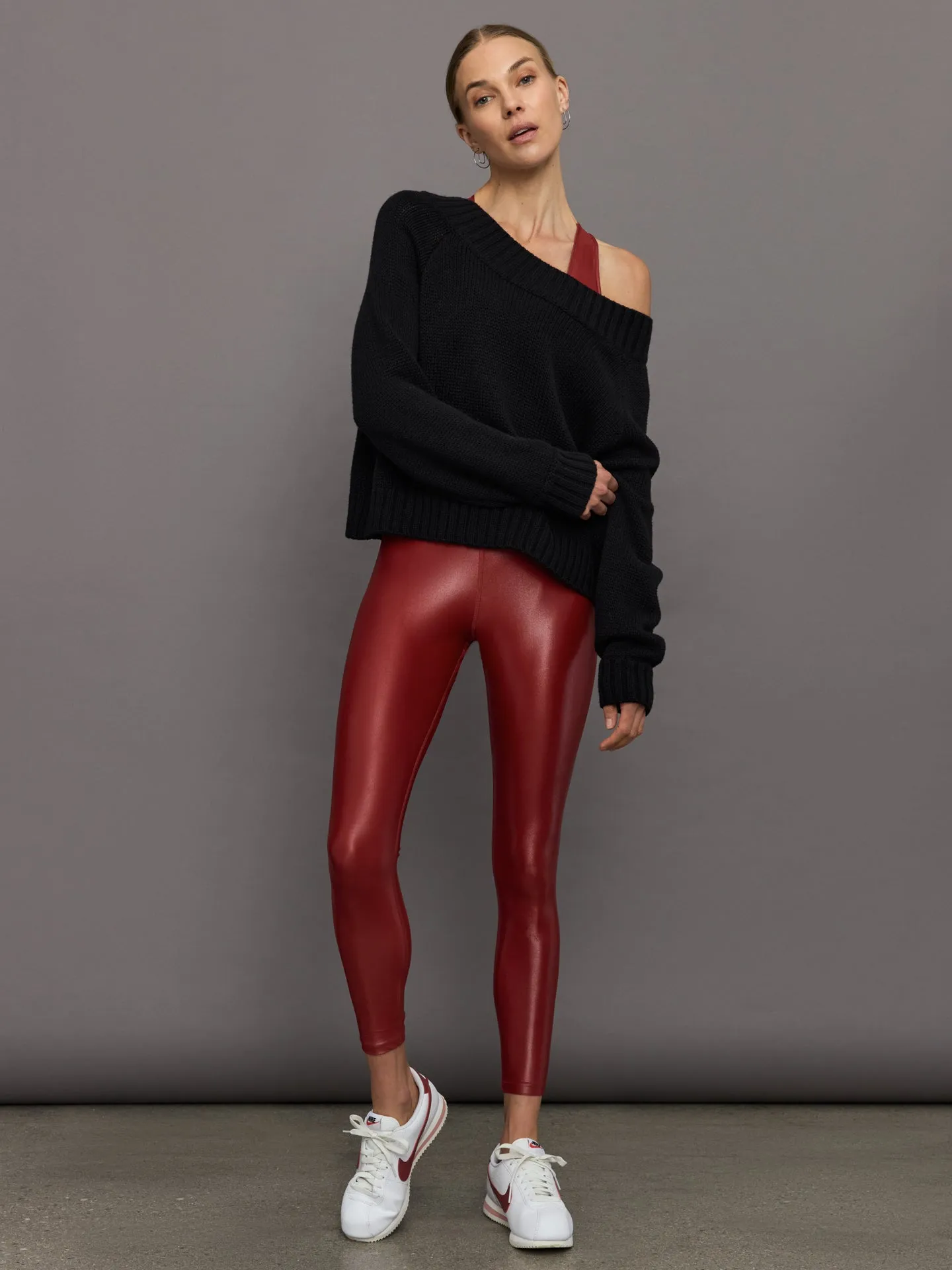 Slouchy Off Shoulder Sweater - Black sold by Carbon38 product image thumbnail 5