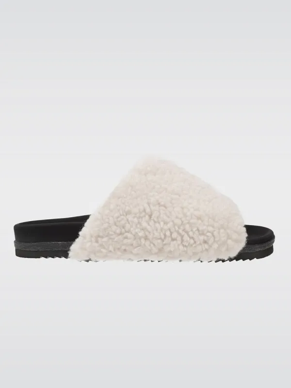 White Fuzzy Slider - White sold by Carbon38