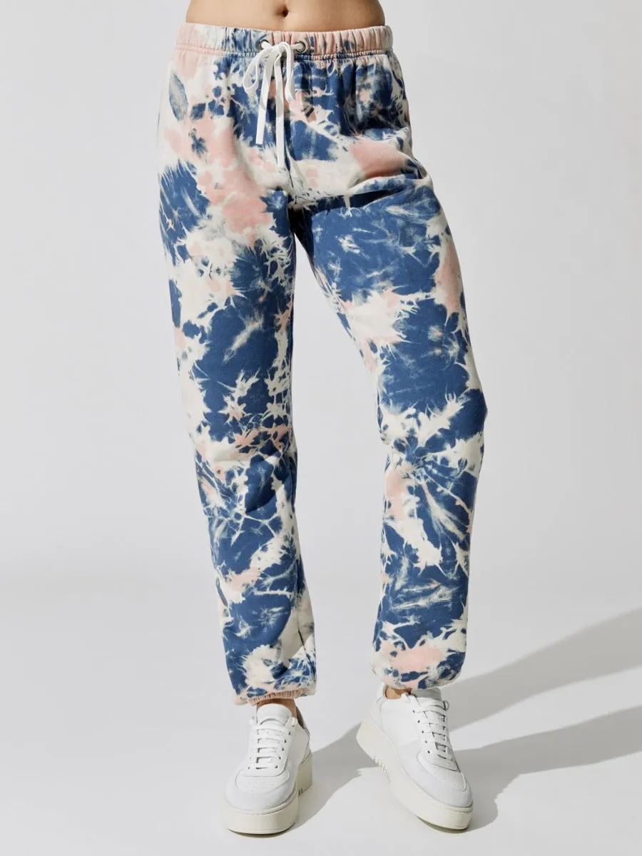 Tie Dye Gym Sweatpant - Blue/Pink sold by Carbon38 product image thumbnail 2