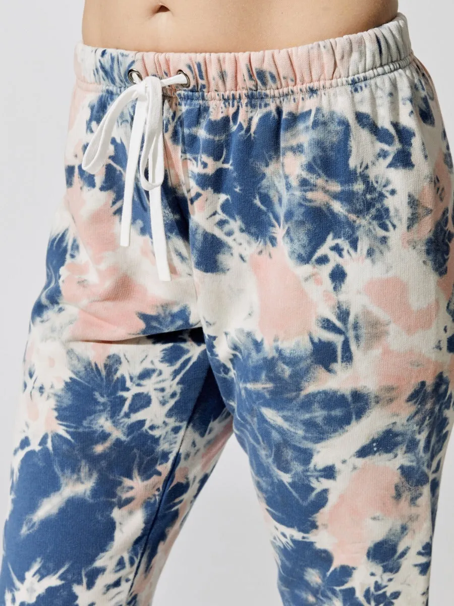 Tie Dye Gym Sweatpant - Blue/Pink sold by Carbon38 product image thumbnail 5
