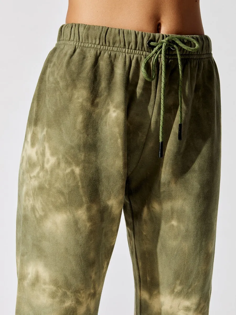 Tie Dye Gym Sweatpant - Blue/Pink sold by Carbon38