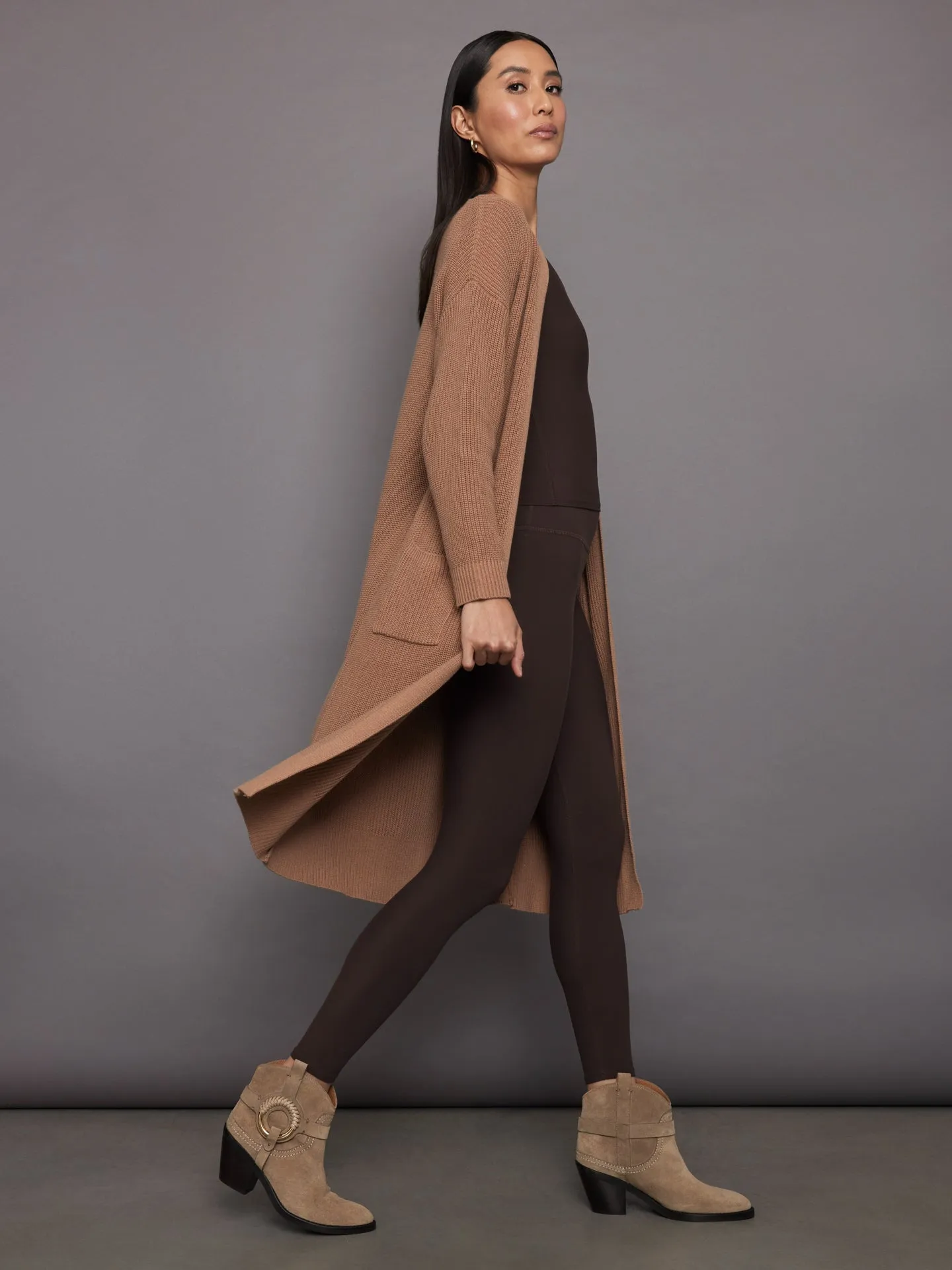 Janice Duster Cardigan - Cinnamon sold by Carbon38 product image thumbnail 3