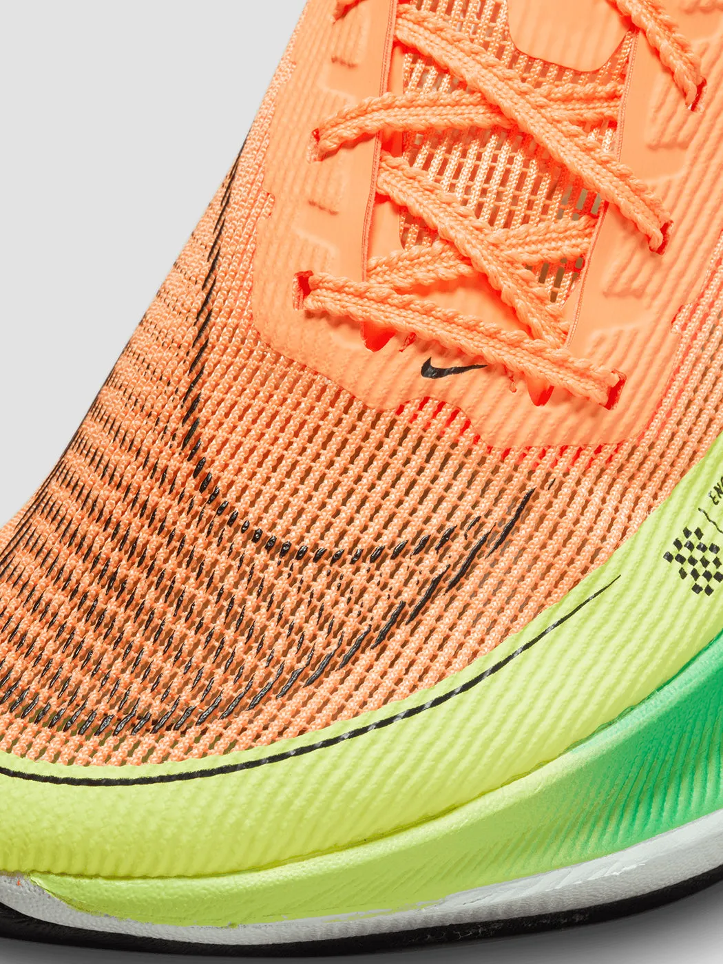 Nike ZoomX Vaporfly Next% 2 - Peach Cream/Black-Green Shock sold by Carbon38 product image thumbnail 3