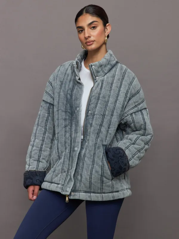 Nouveaux Daria Jacket - Blue sold by Carbon38