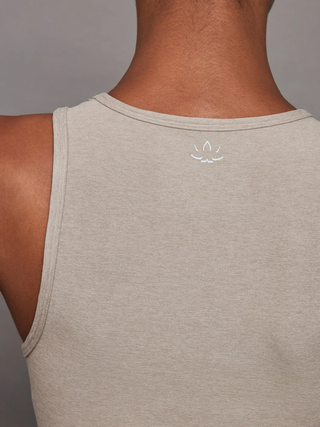 Spacedye Motivate Cropped Tank - Birch Heather sold by Carbon38 product image thumbnail 3