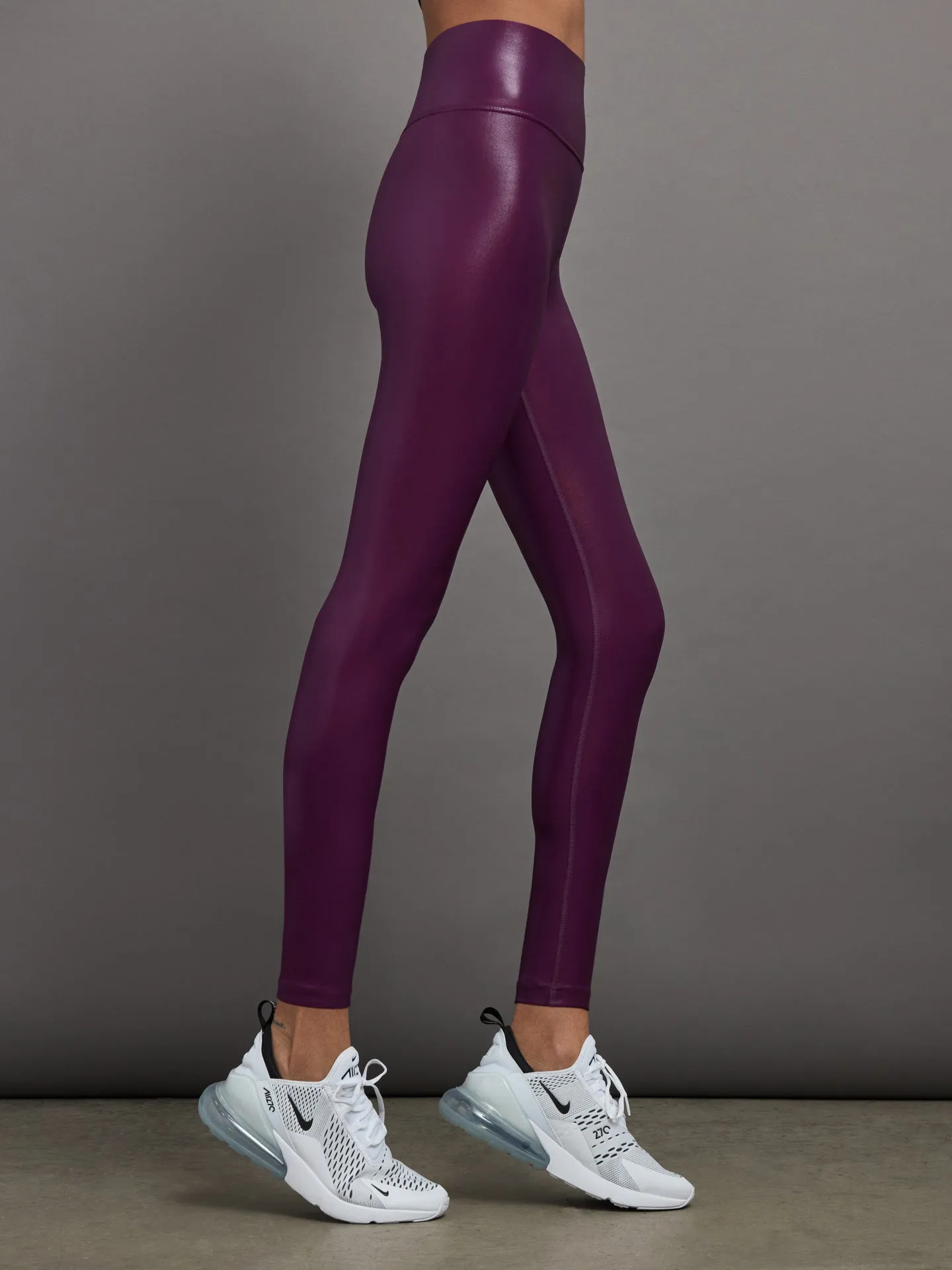 High Rise Full-Length Legging in Takara Shine - Pickled Beet sold by Carbon38 product image thumbnail 3