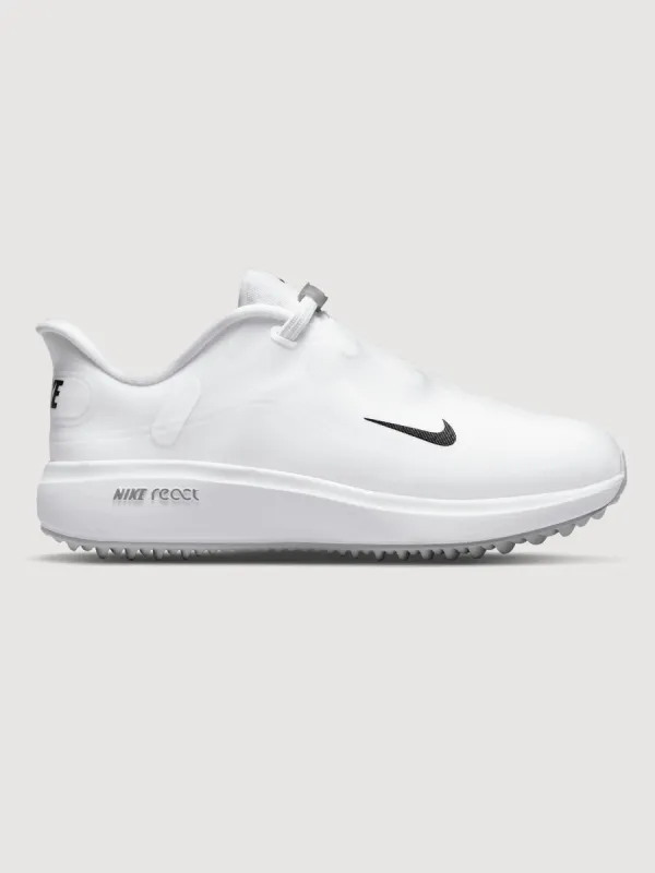 Nike React Ace Tour - WHITE/BLACK-LT SMOKE GREY sold by Carbon38