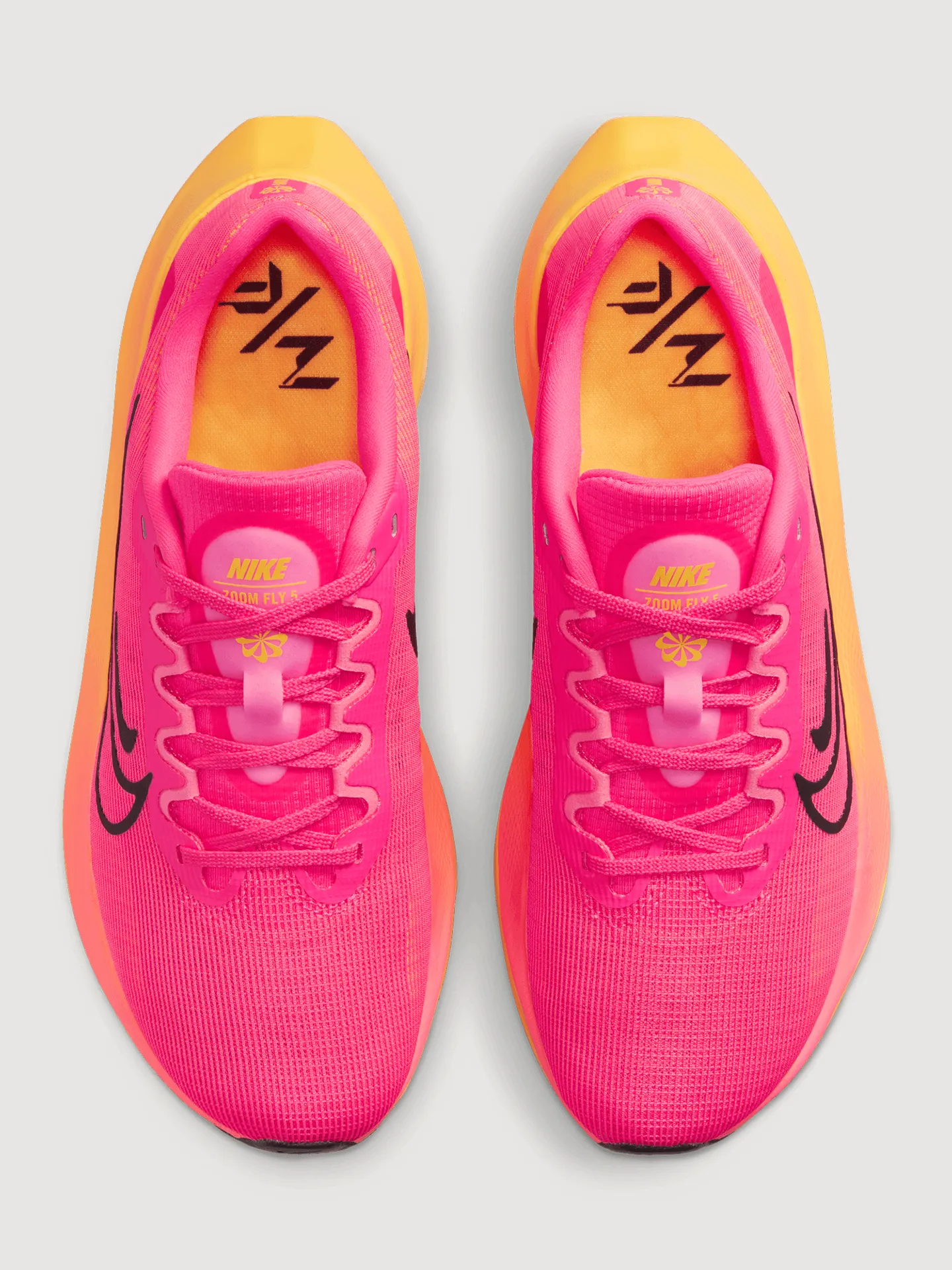 Nike Zoom Fly 5 - HYPER PINK BLACK LASER ORANGE sold by Carbon38 product image thumbnail 4