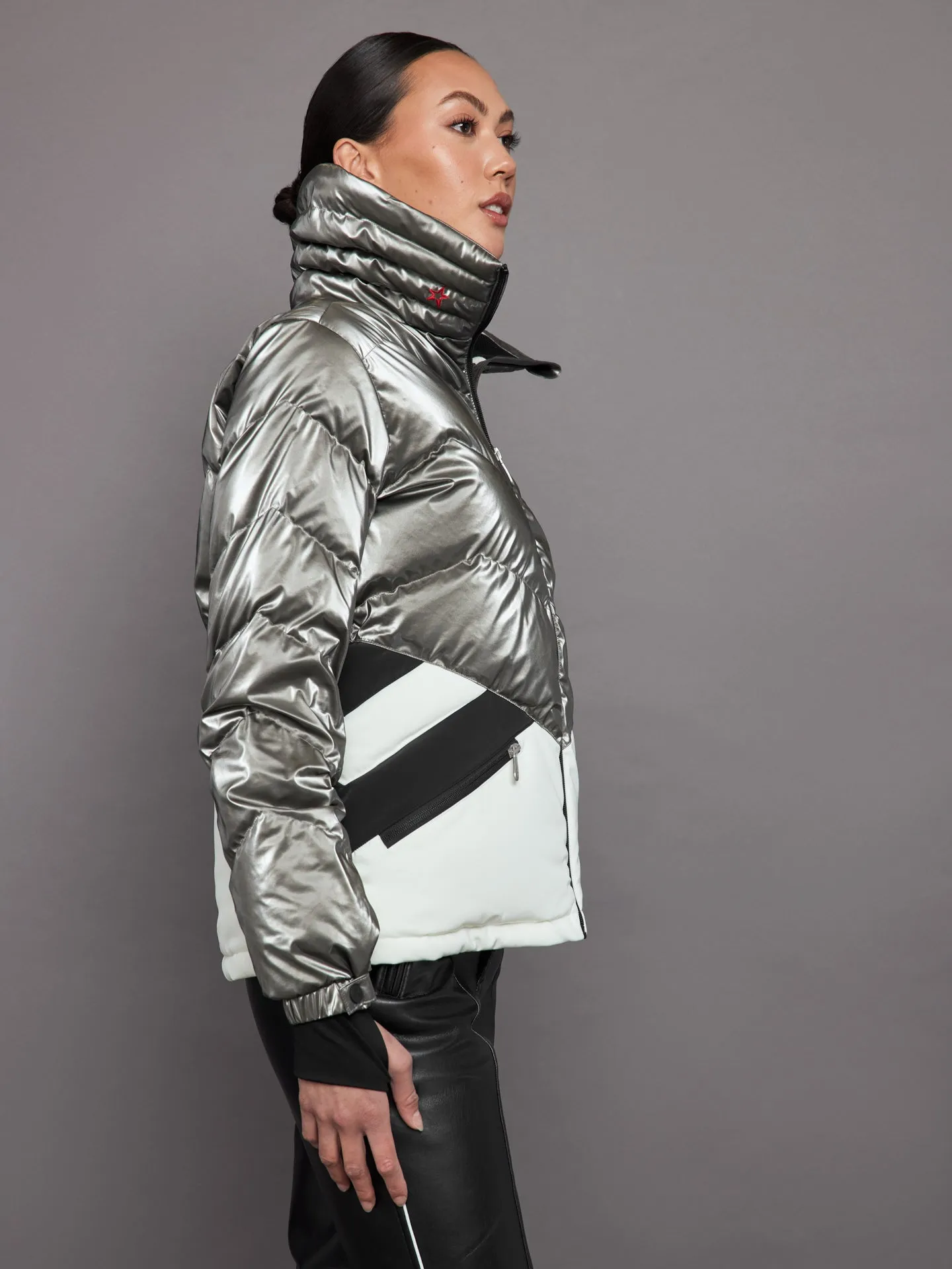Ski Duvet Jacket - Snow White/ Silver sold by Carbon38 product image thumbnail 4
