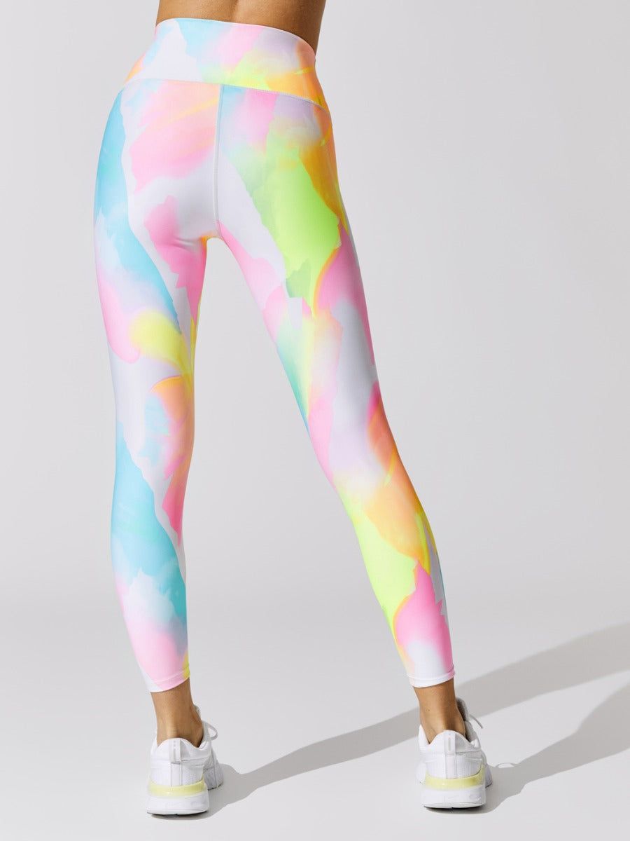Printed High Rise 7/8 Legging - Pastel Watercolor Camo sold by Carbon38 product image thumbnail 3