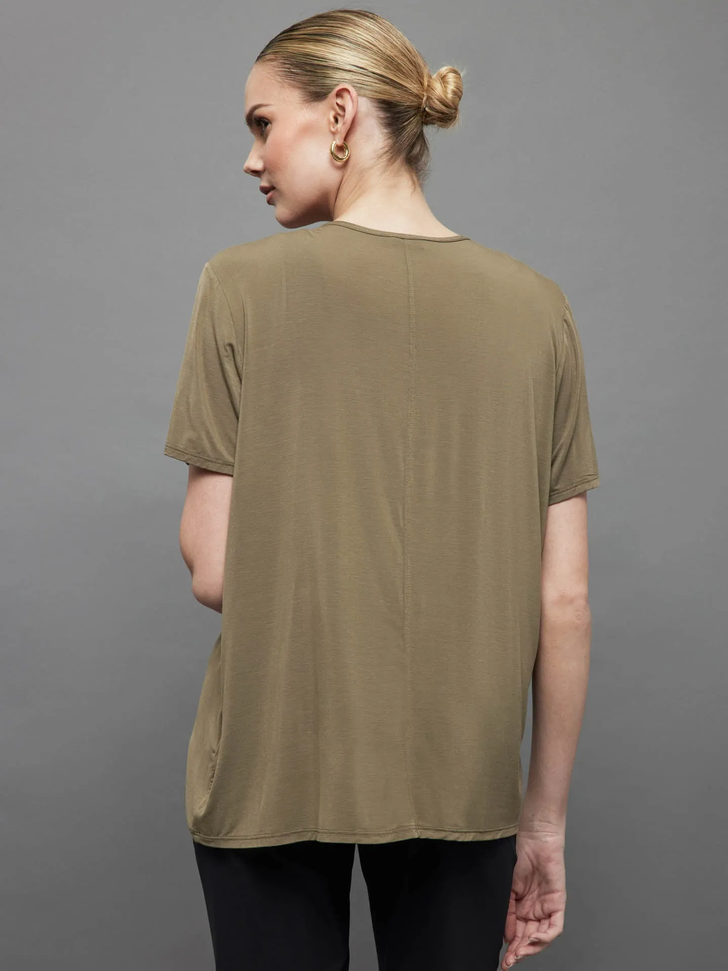 Frankie Tee - OLIVE sold by Carbon38 product image thumbnail 3