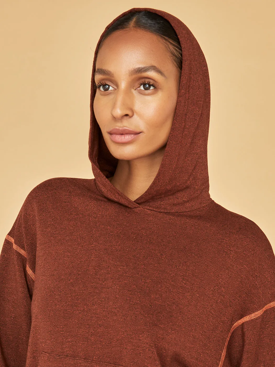 Pocket Hoodie - Rust sold by Carbon38 product image thumbnail 5