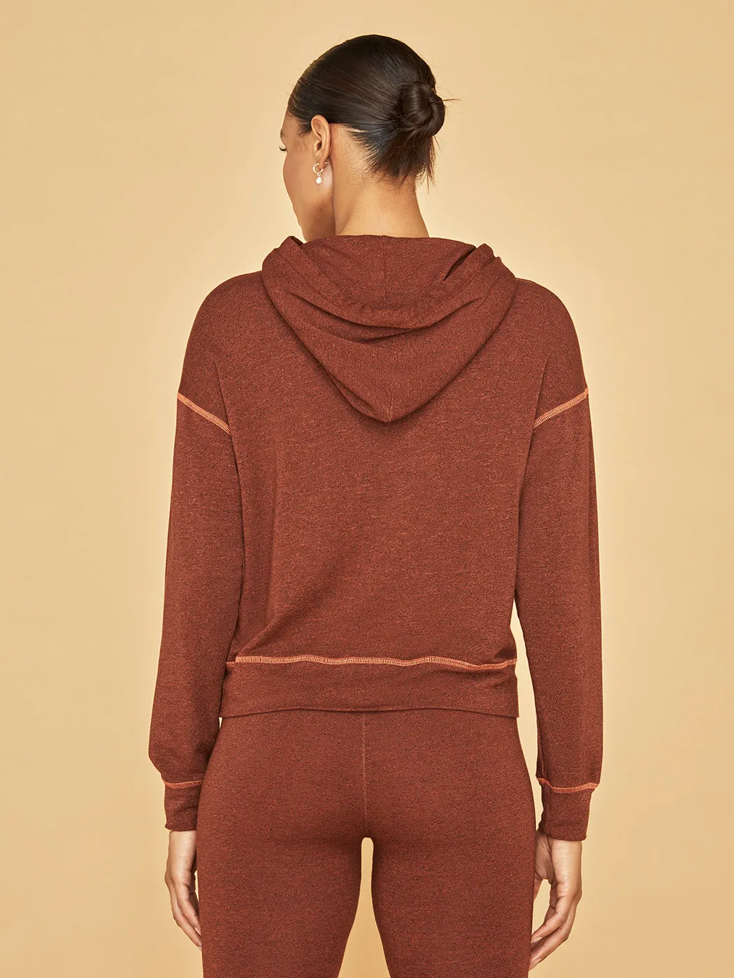 Pocket Hoodie - Rust sold by Carbon38 product image thumbnail 2
