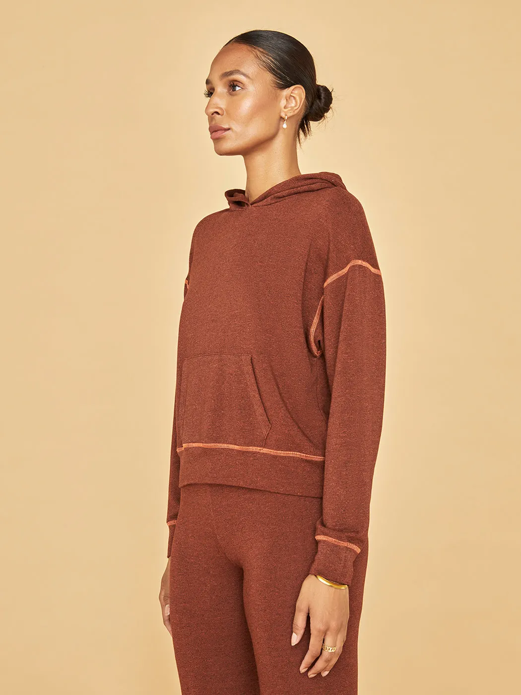 Pocket Hoodie - Rust sold by Carbon38 product image thumbnail 3