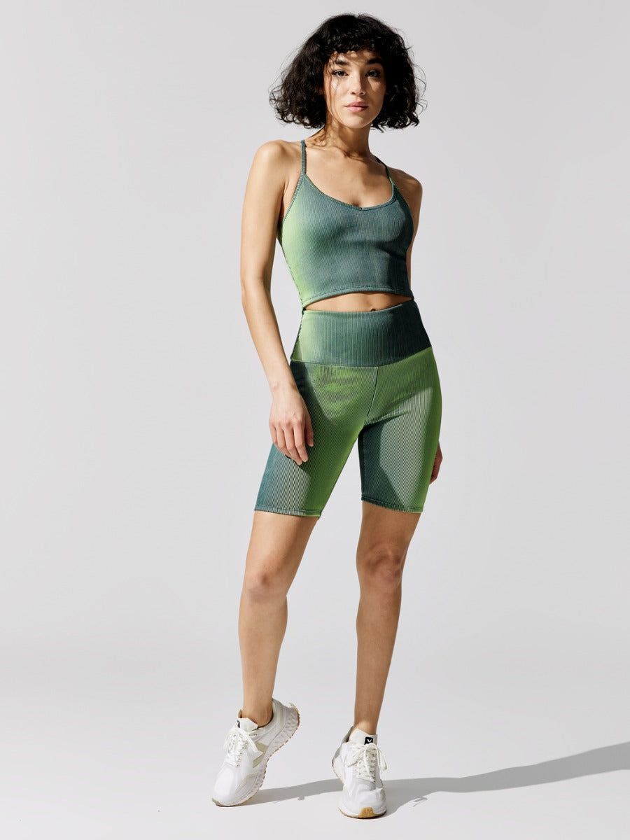 Two-tone Ribbed Cami - Light Lime sold by Carbon38 product image thumbnail 3