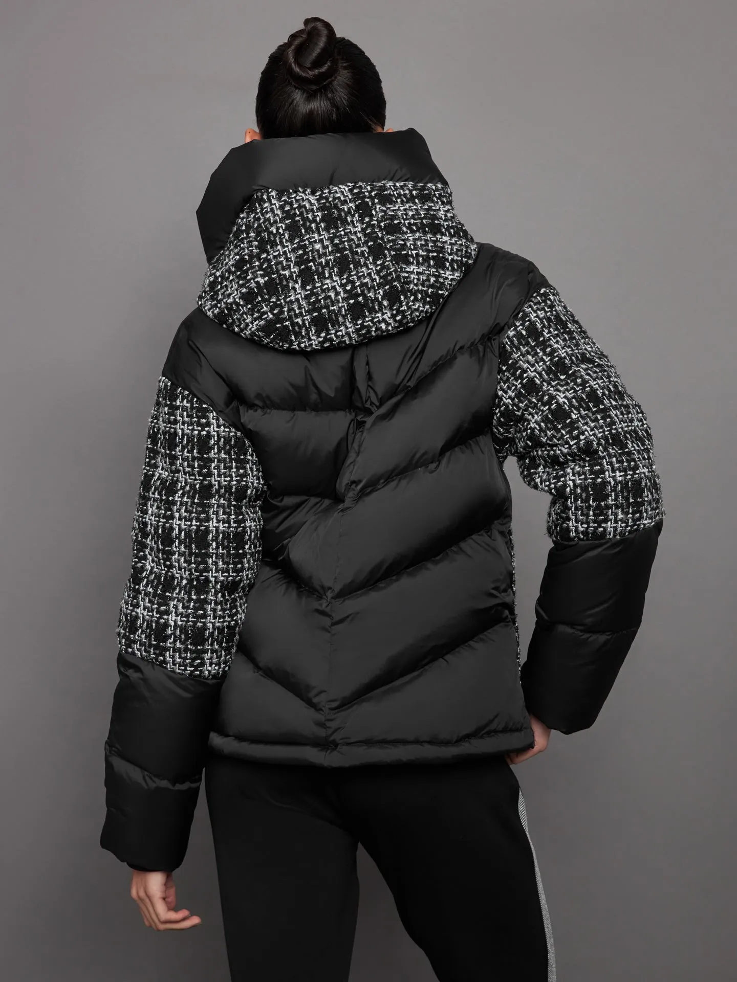 Irina Boucle Puffer - Black Combo sold by Carbon38 product image thumbnail 3