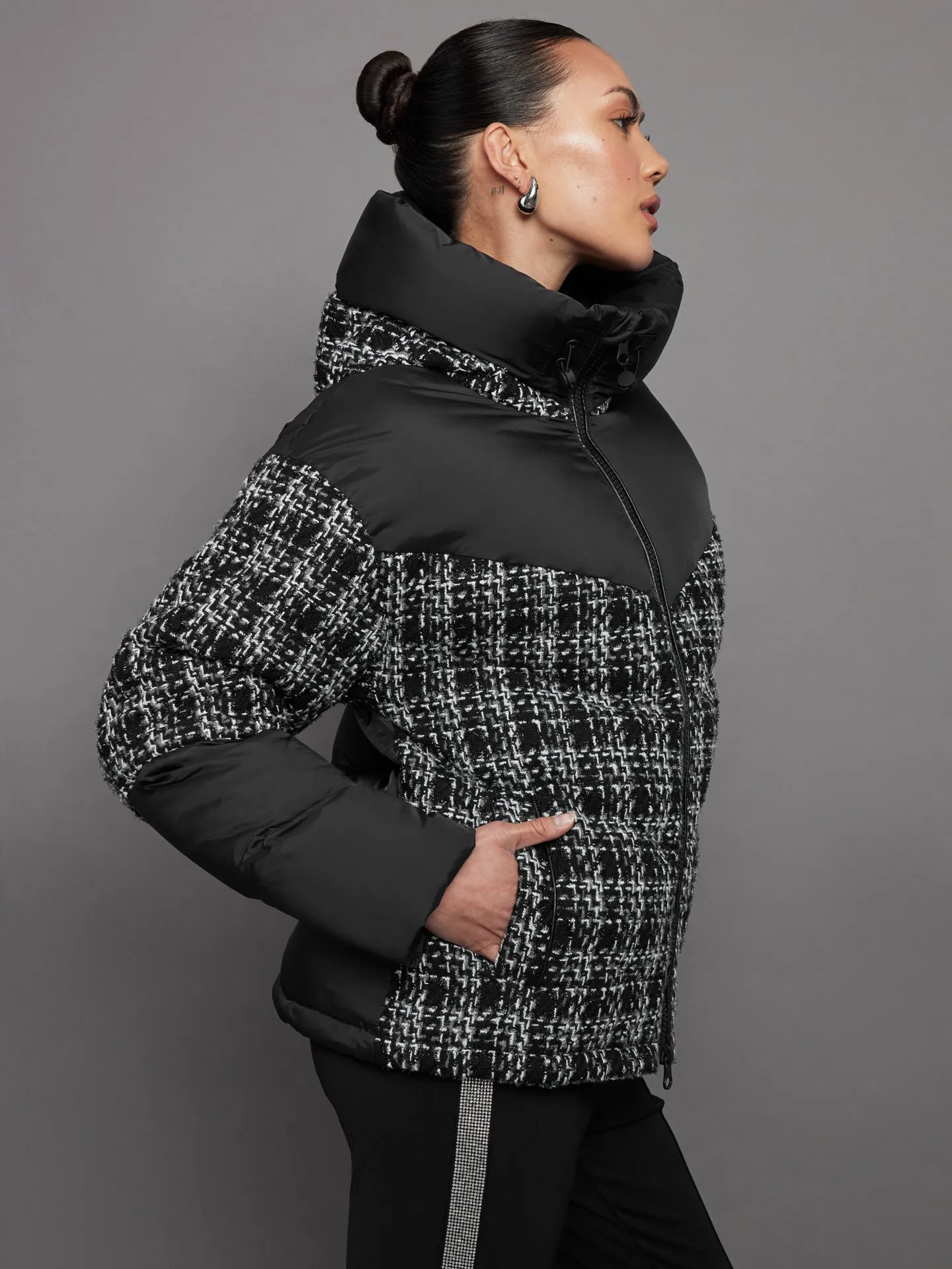 Irina Boucle Puffer - Black Combo sold by Carbon38 product image thumbnail 2